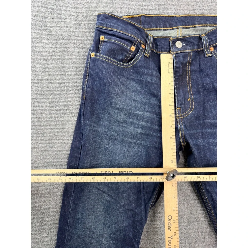 Levis 511 Slim Fit Jeans Mens 32x32 Dark Wash Blue Denim Stretch 04511-1390